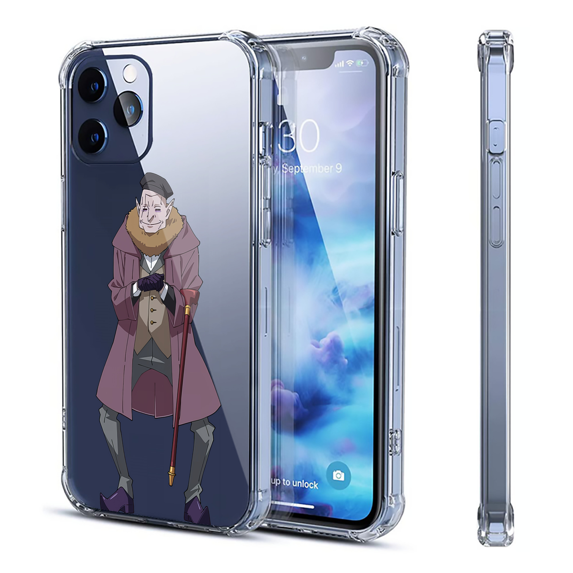 （画像用） 転スラ Regarding Reincarnated to Slime 【iPhone 12シリーズ対応】透明スマホケース（クリアソフトケース）